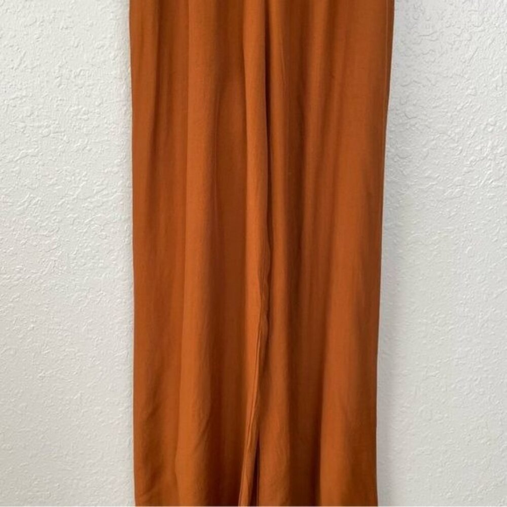 Faithfull The Brand Cedric crop jumpsuit burnt orange 2 - Picture 7 of 15